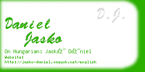 daniel jasko business card